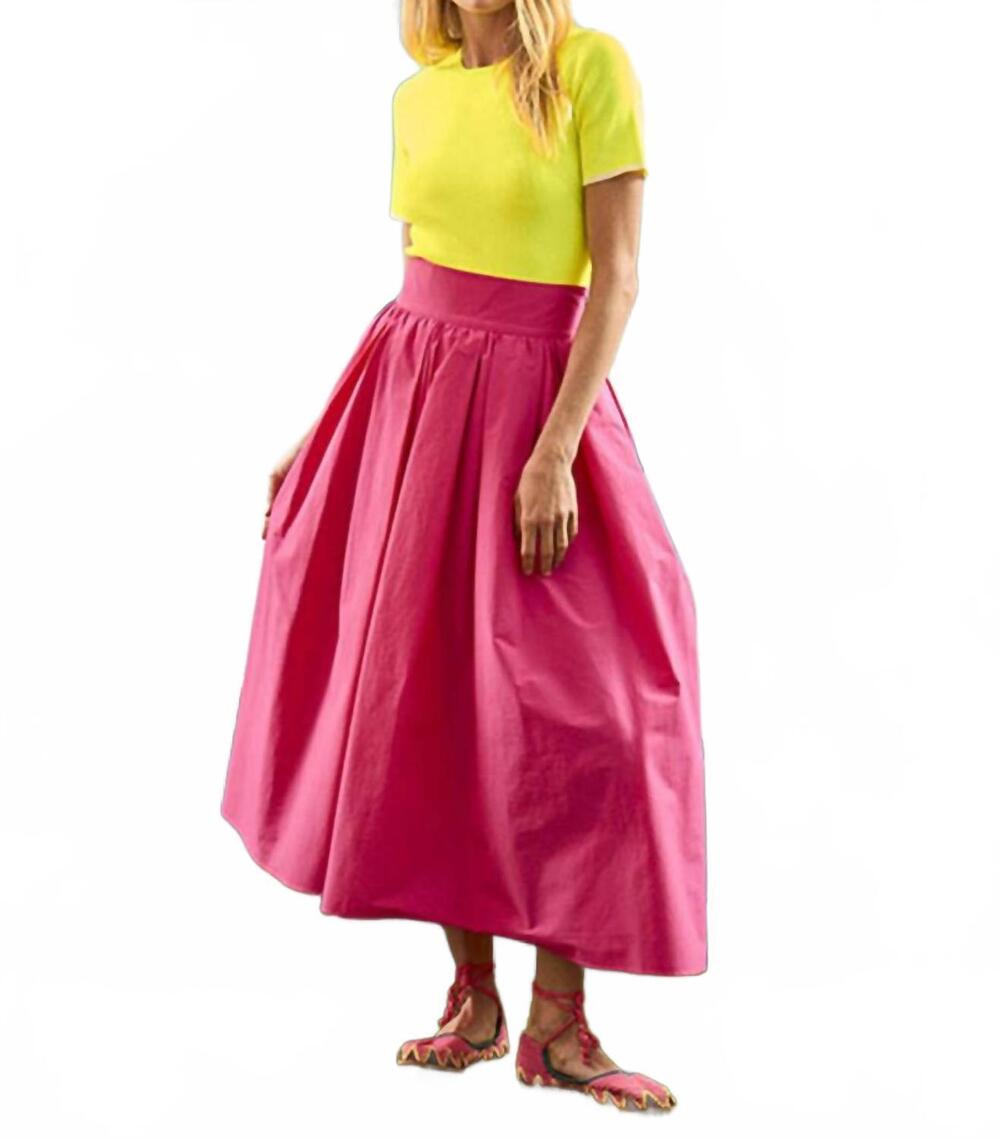 NEW HUNTER BELL avenue skirt in fuchsia